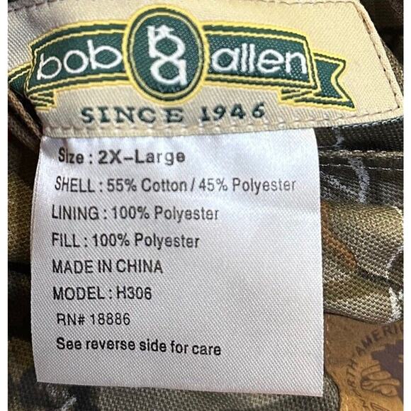 Bob Allen Realtree Hardwoods Camo Orange Reversible Hunting VEST Mens XXL New - Picture 9 of 12